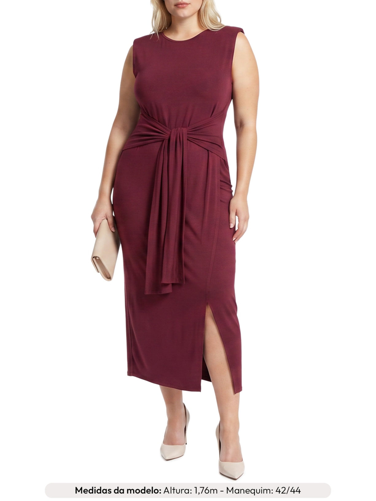 Vestido Gilda II Vinho Le Lis