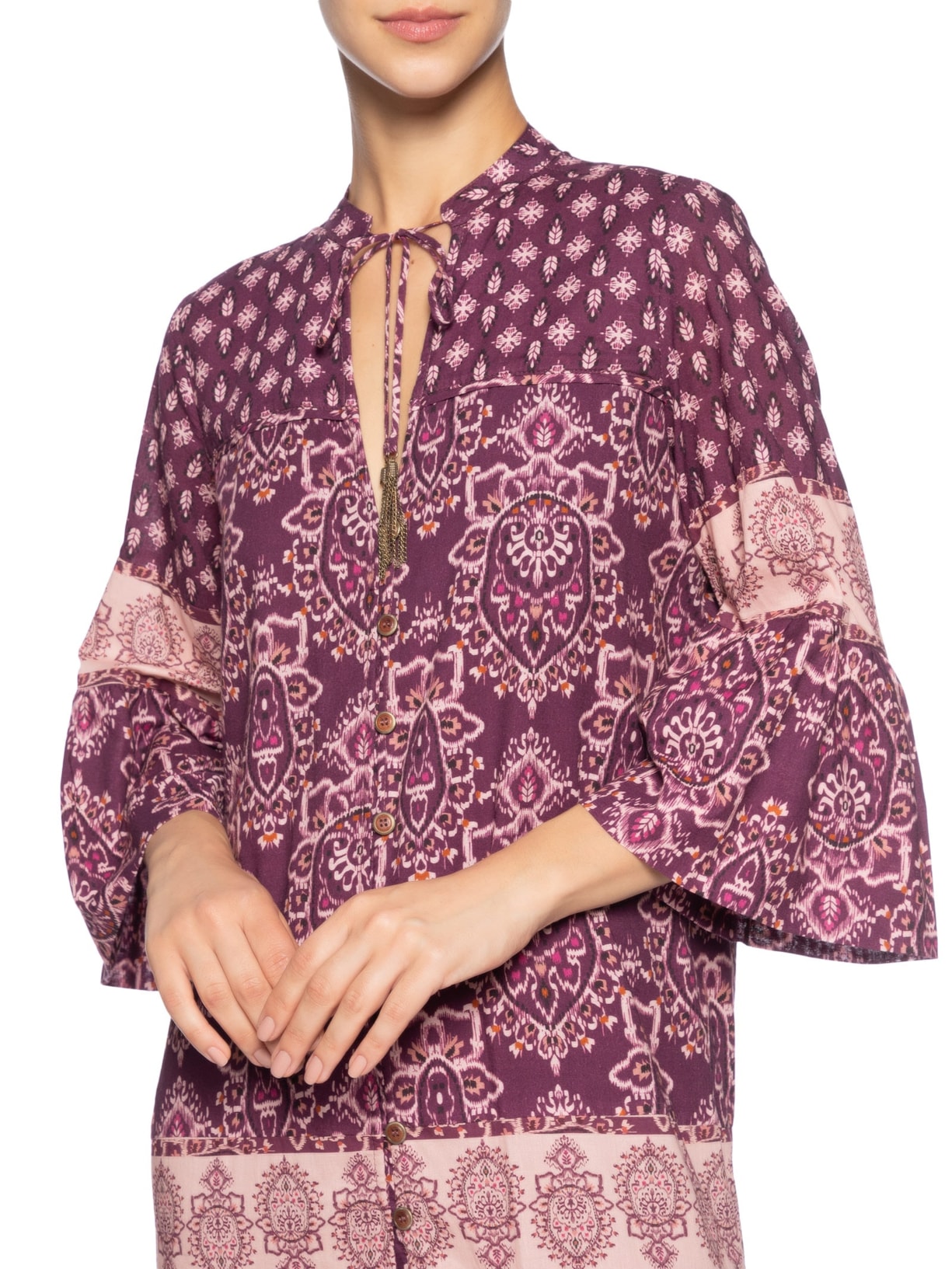 Vestido Gipsy Roxo Mixed