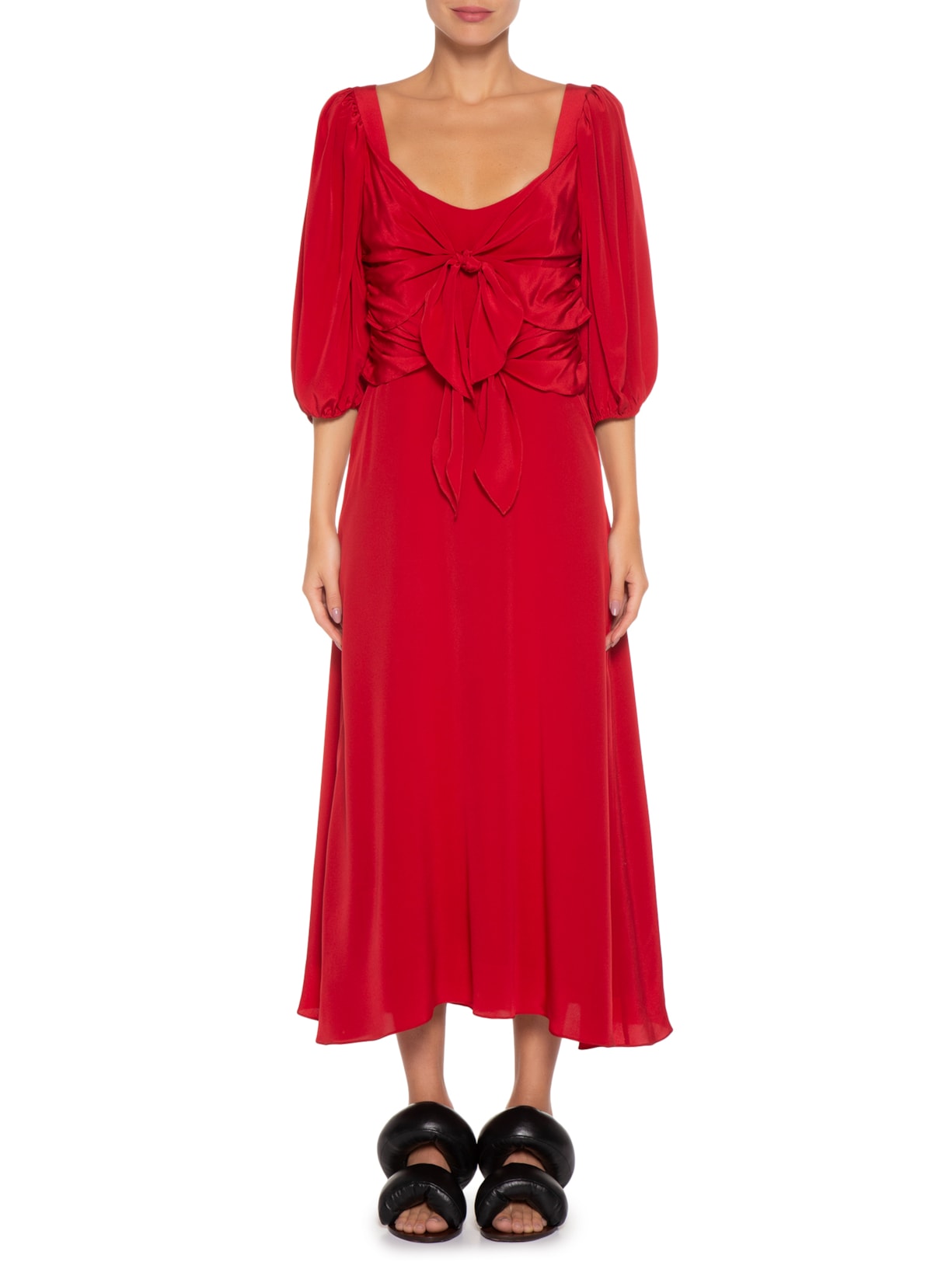 Vestido Glam Vermelho Mixed