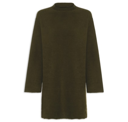 Vestido Gola Eco Comfy - Marrom