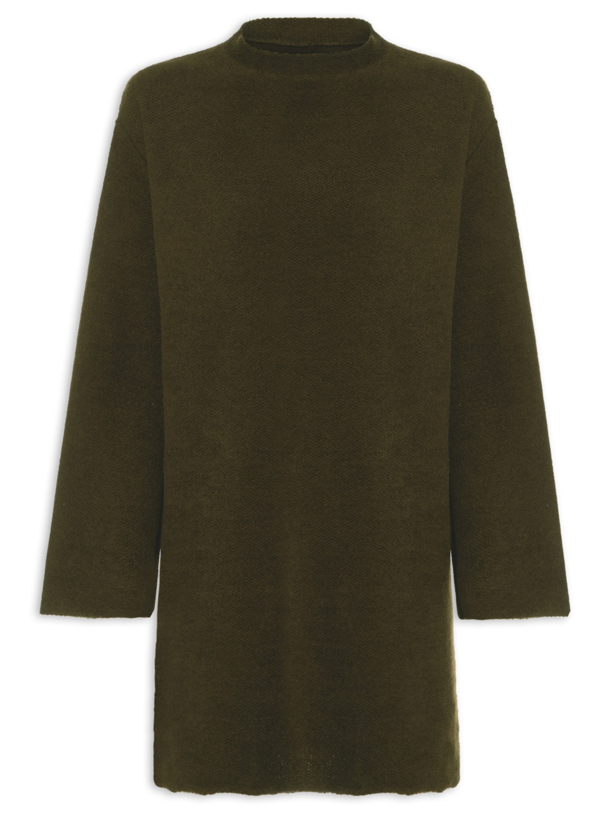 Vestido Gola Eco Comfy - Marrom