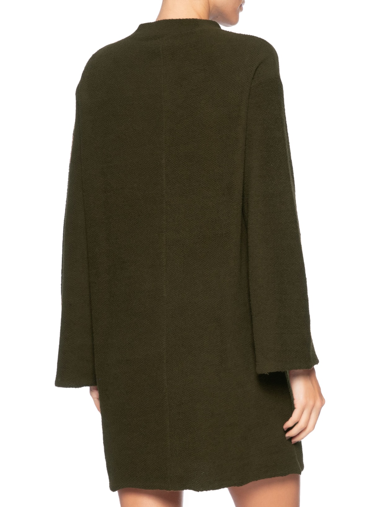 Vestido Gola Eco Comfy Marrom Osklen