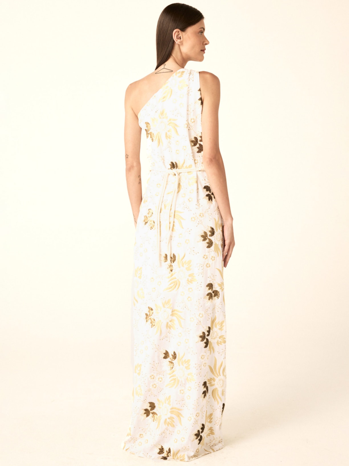 Vestido Gold V26 Branco Mixed