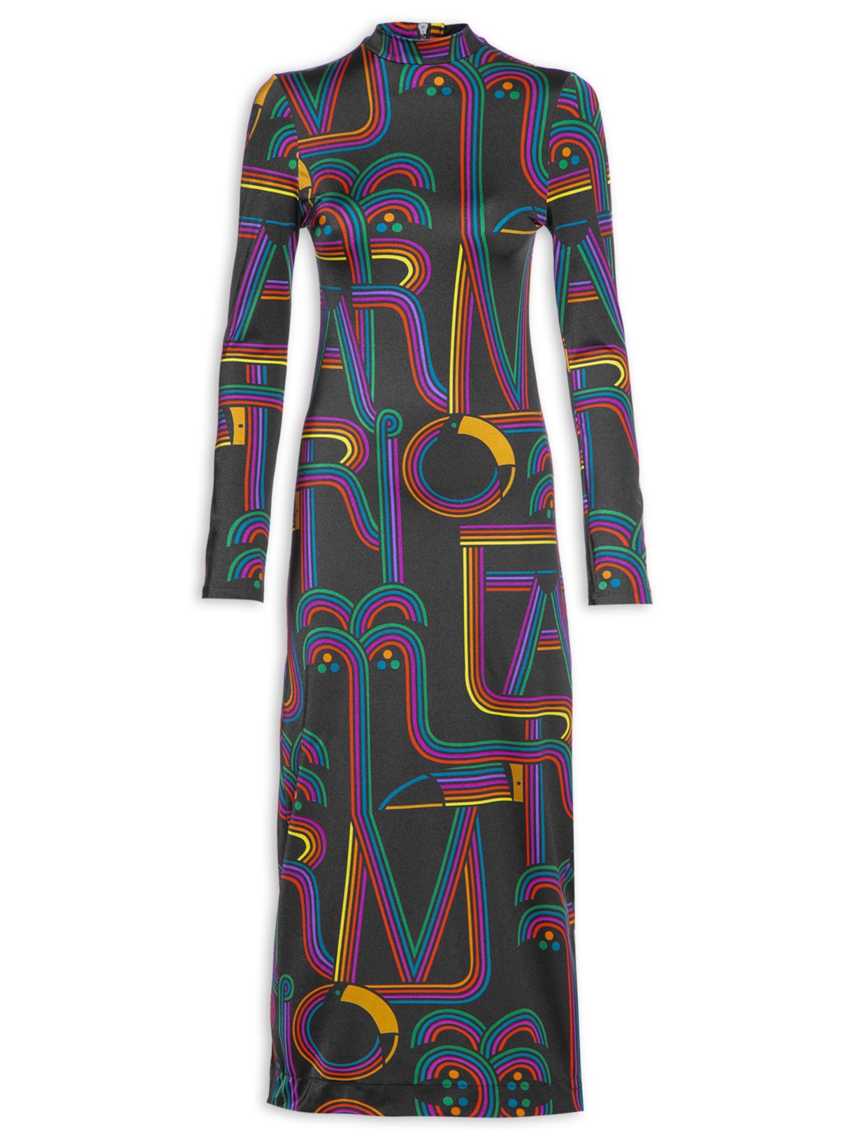 Vestido Golinha Logotuca Preto Farm