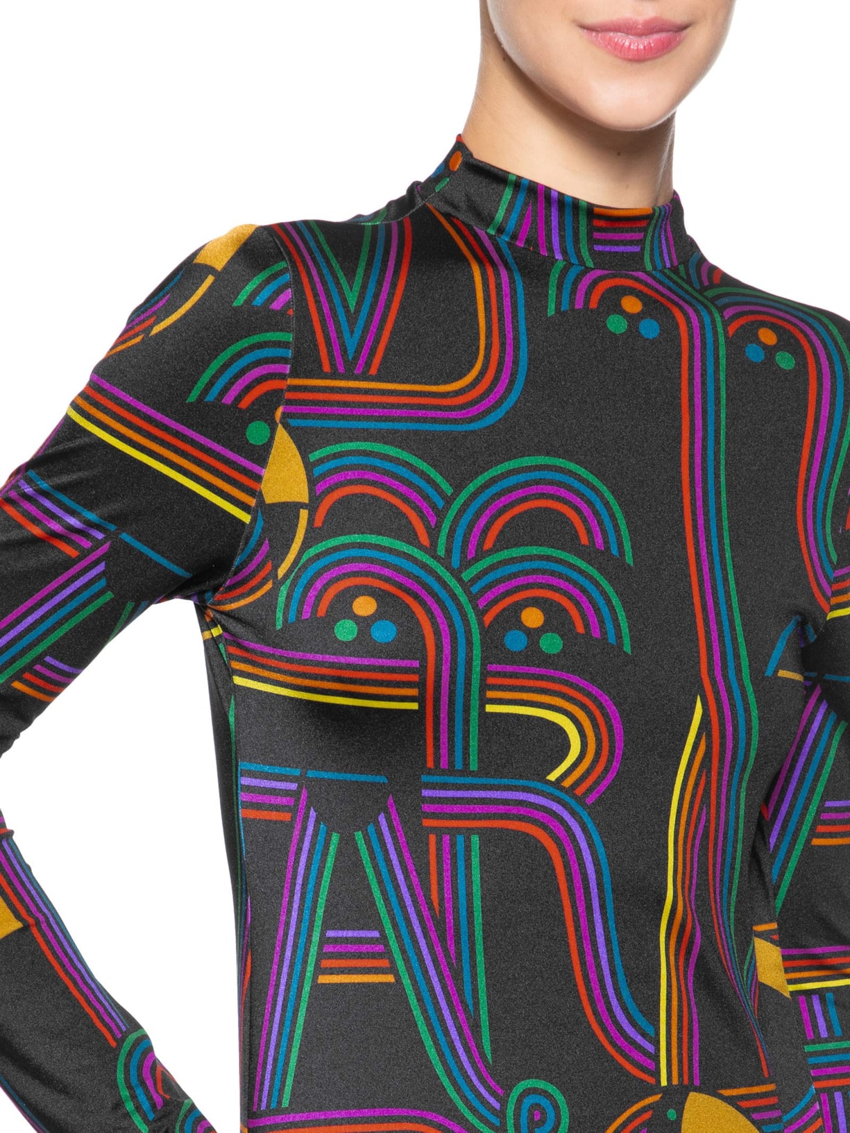 Vestido Golinha Logotuca Preto Farm