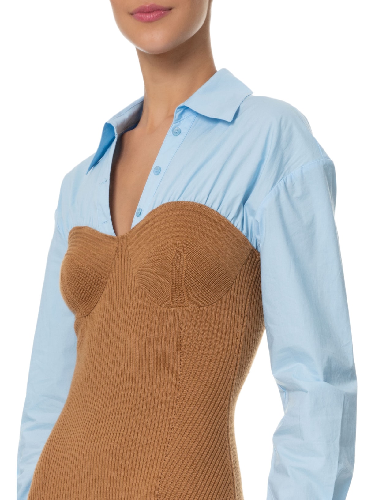 Vestido Hazel Dress Marrom Staud