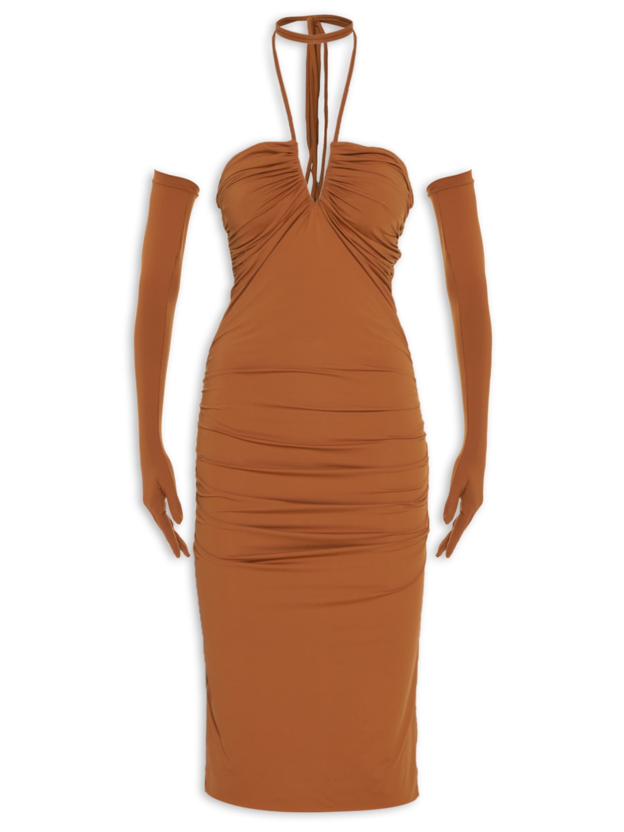 Vestido Hollywood - Marrom