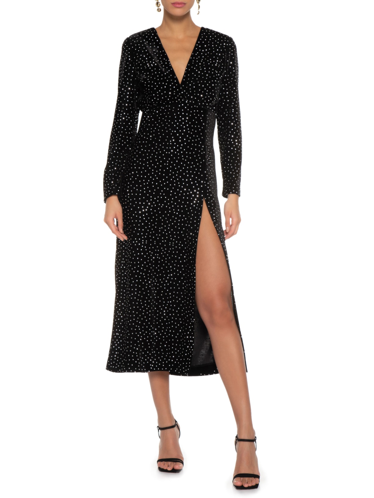 Vestido Hoshizora Preto Carol Bassi