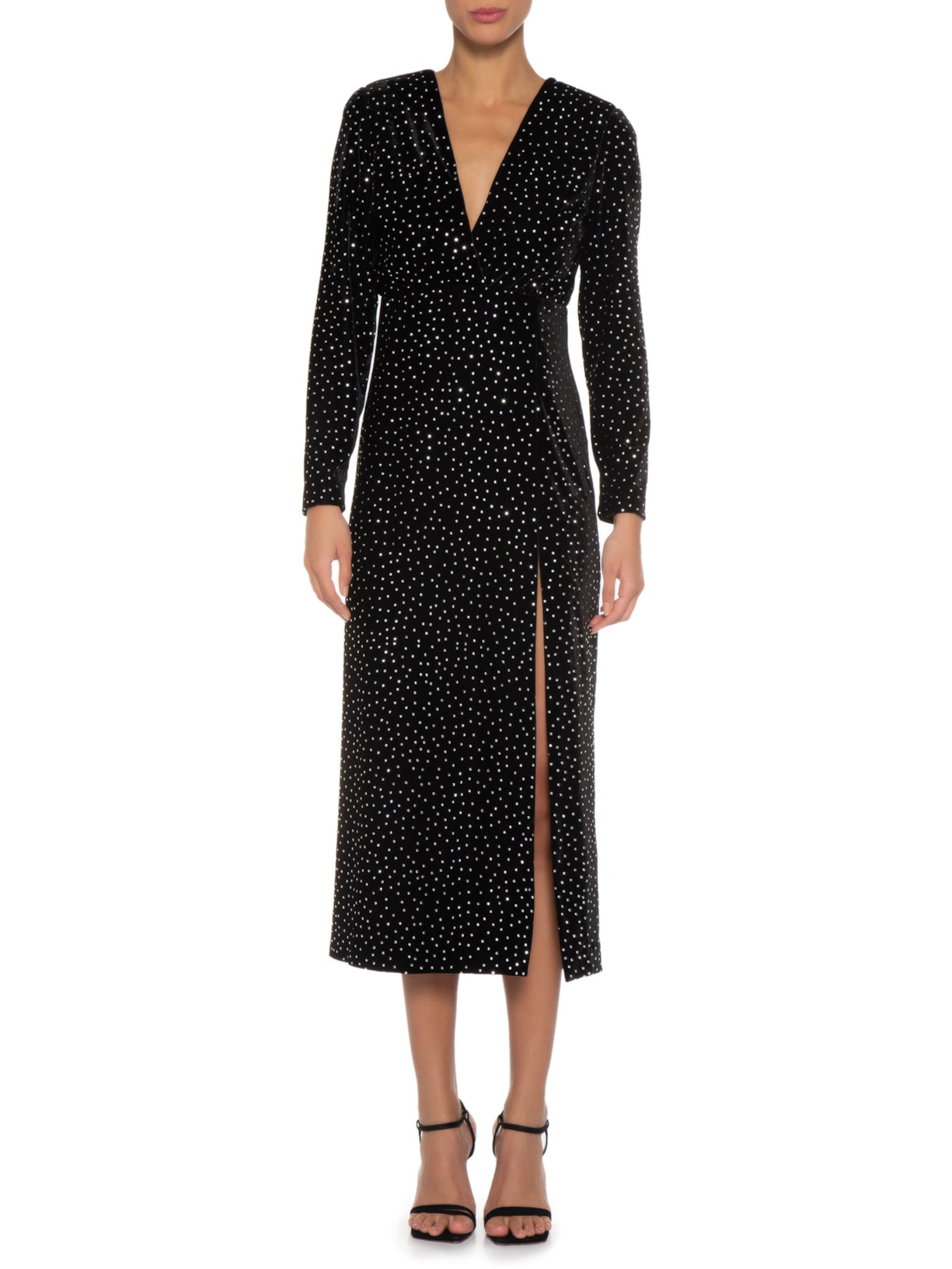 Vestido Hoshizora Preto Carol Bassi