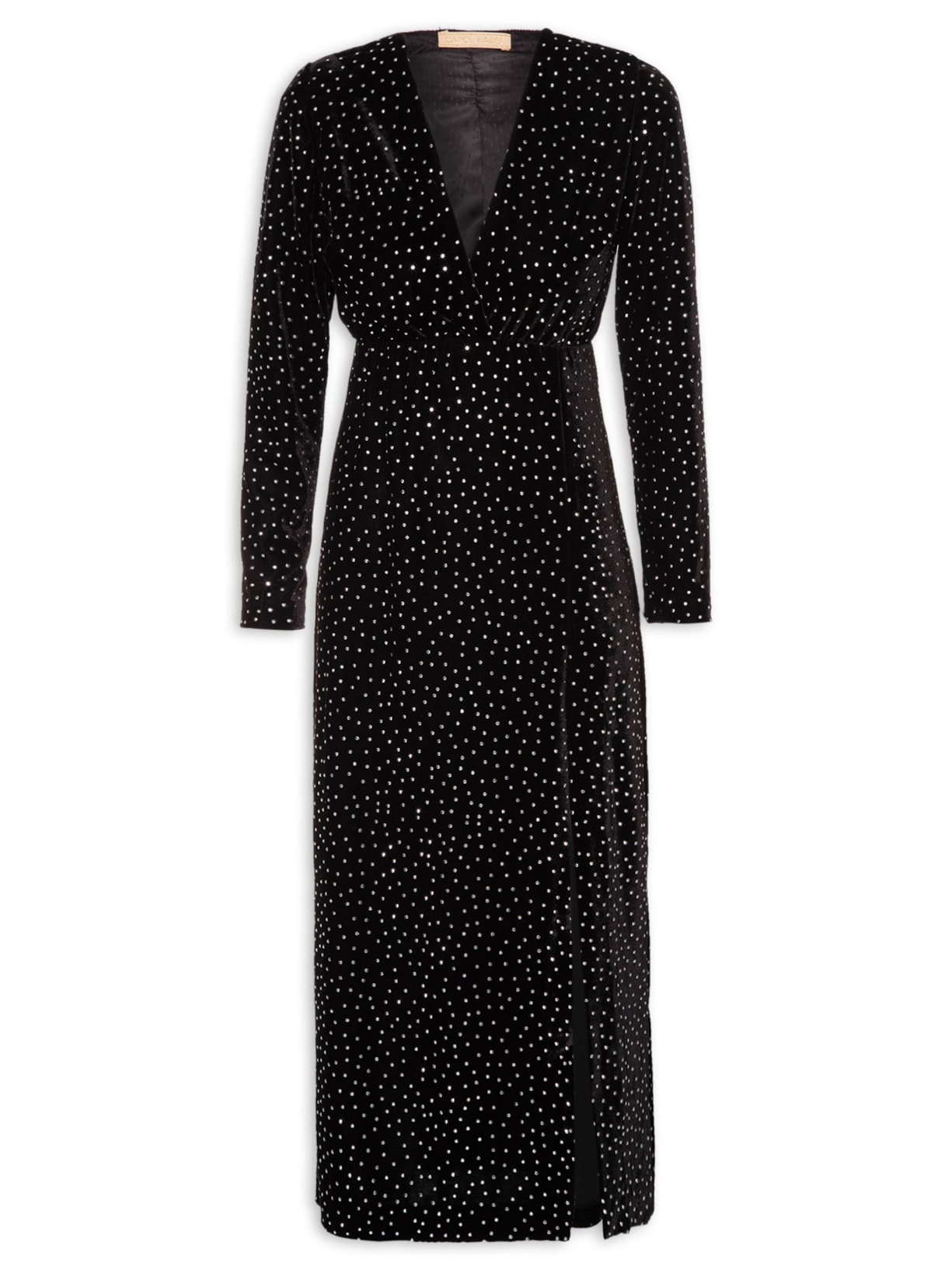 Vestido Hoshizora Preto Carol Bassi