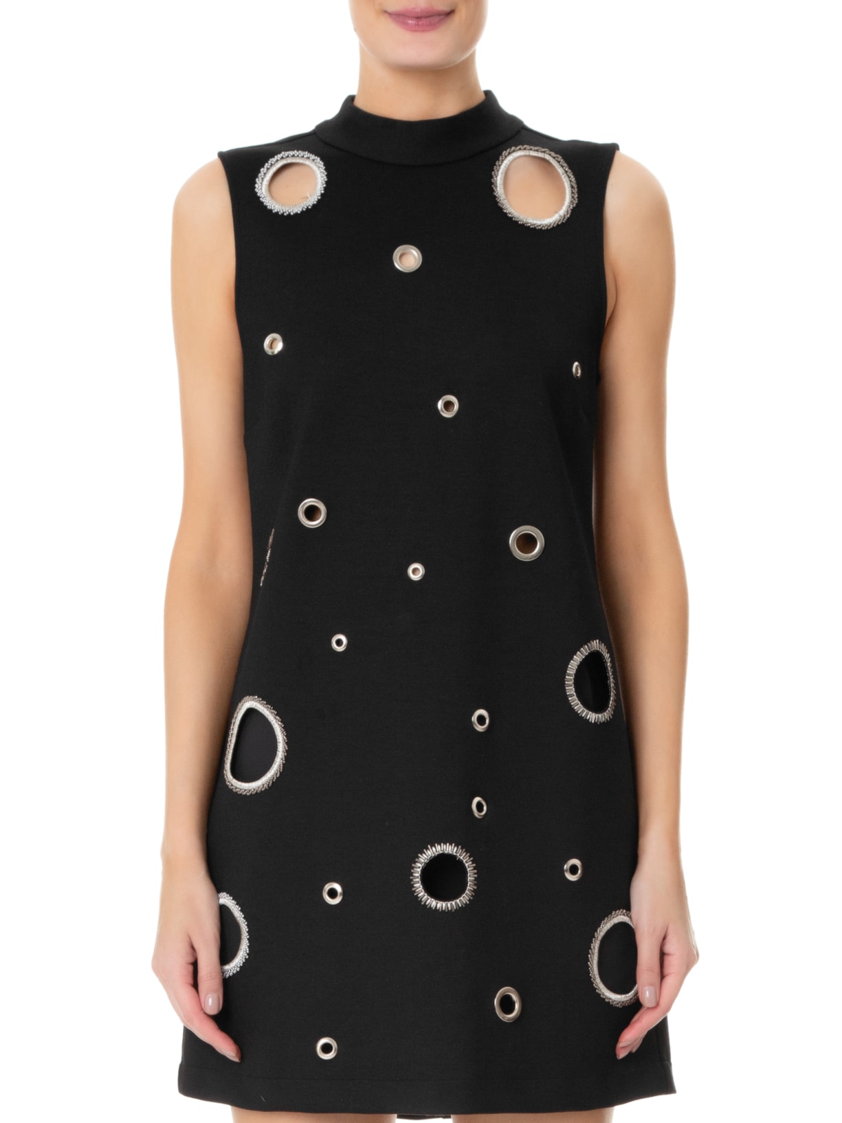 Vestido Ilhoses Tubinho Preto Twenty Four Seven