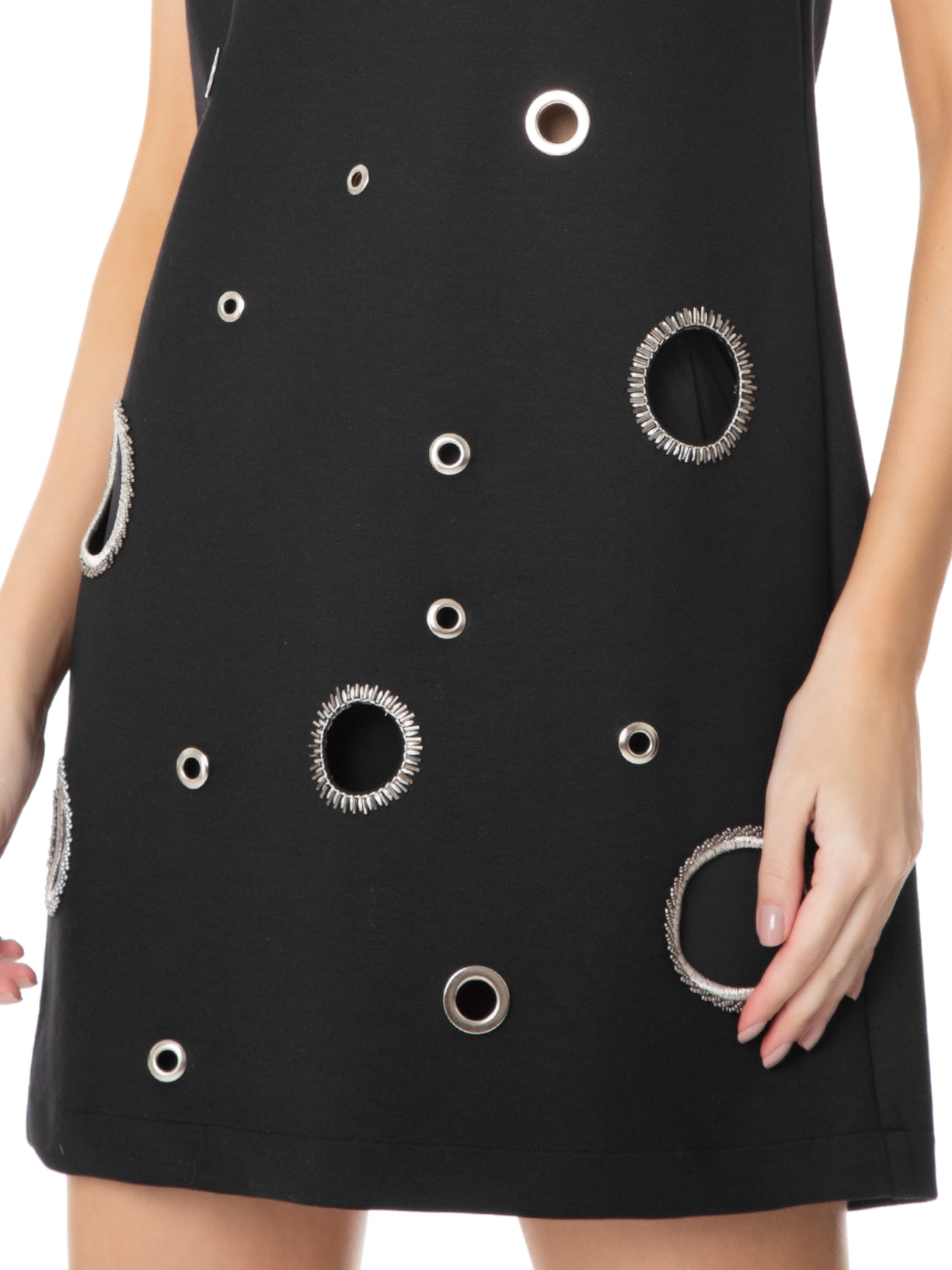 Vestido Ilhoses Tubinho Preto Twenty Four Seven