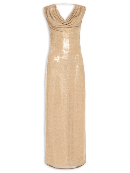 Vestido Isabely - Dourado