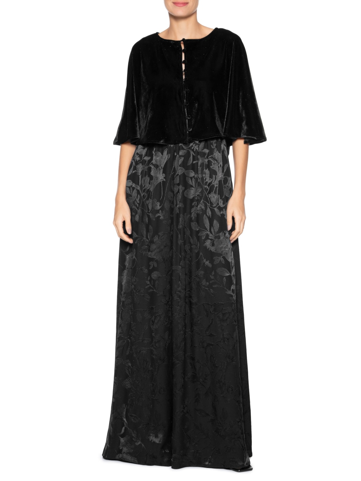 Vestido Isis Preto Carol Bassi