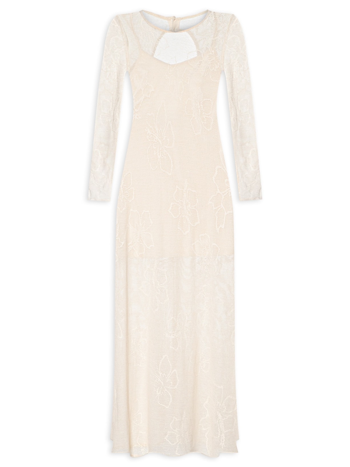 Vestido Jacquard Grumari - Off White