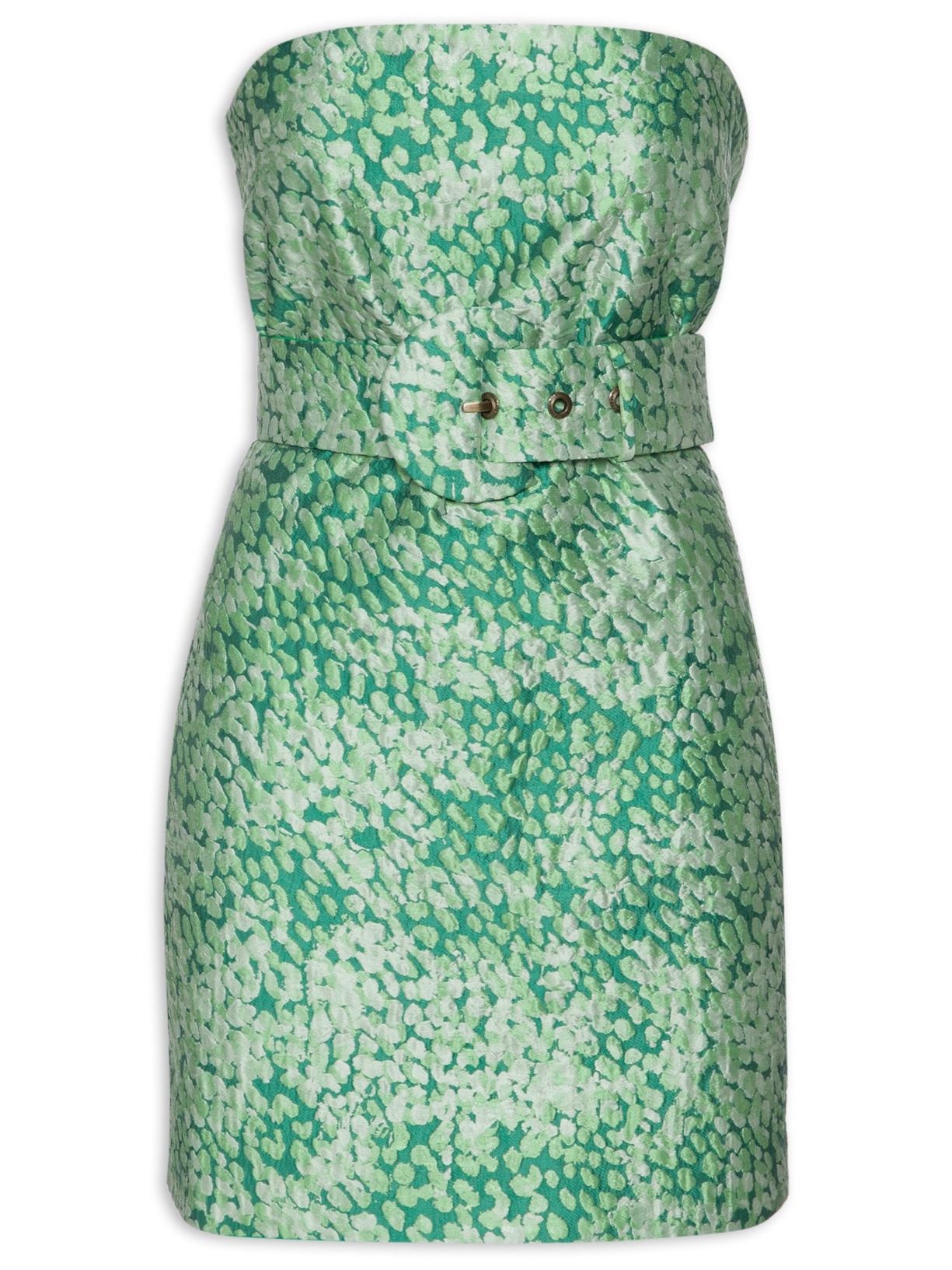 Vestido Jacquard Lakes - Verde