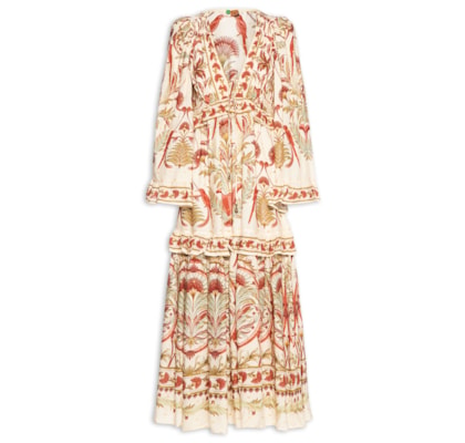 Vestido Jardim Louise - Bege