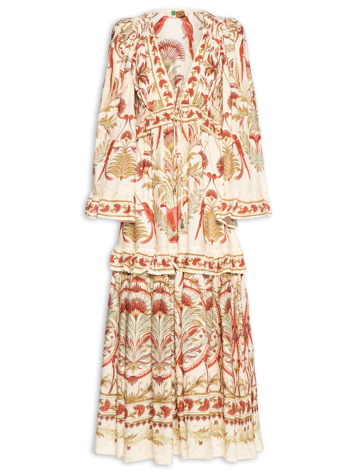 Vestido Jardim Louise - Bege