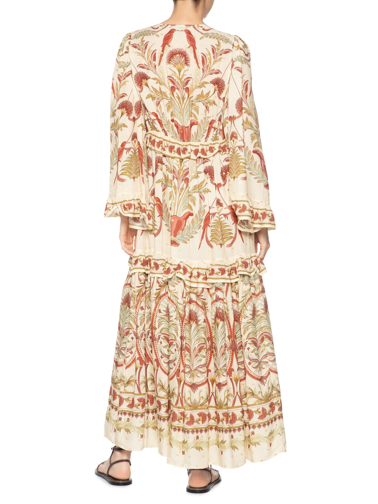 Vestido Jardim Louise Bege Farm