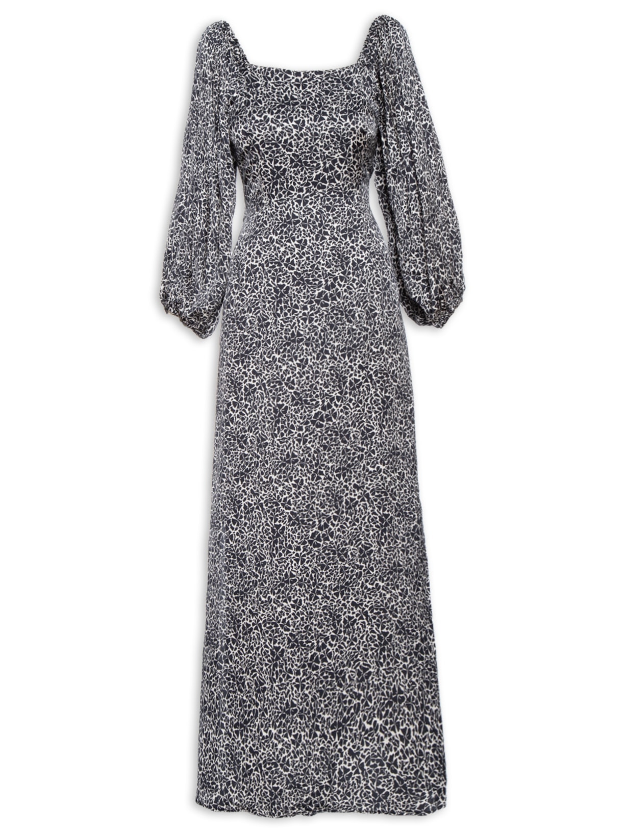 Vestido Jardim - Preto