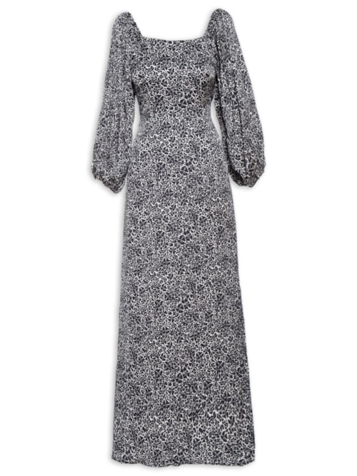 Vestido Jardim - Preto