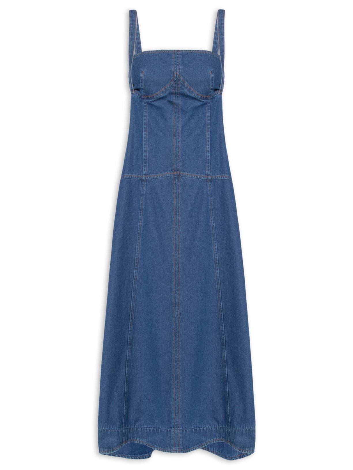 Vestido Jeans Maré Cheia - Azul