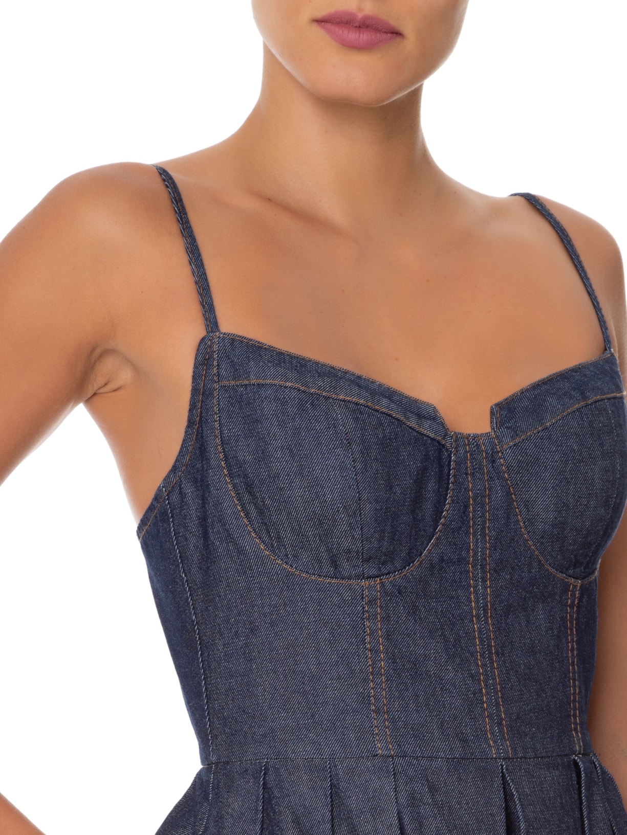 Vestido Jeans Rose Azul Nxt Lvl