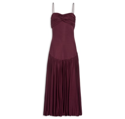 Vestido Jersey Absolut Carmen - Vinho