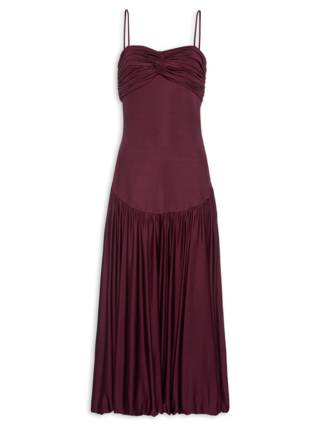 Vestido Jersey Absolut Carmen - Vinho