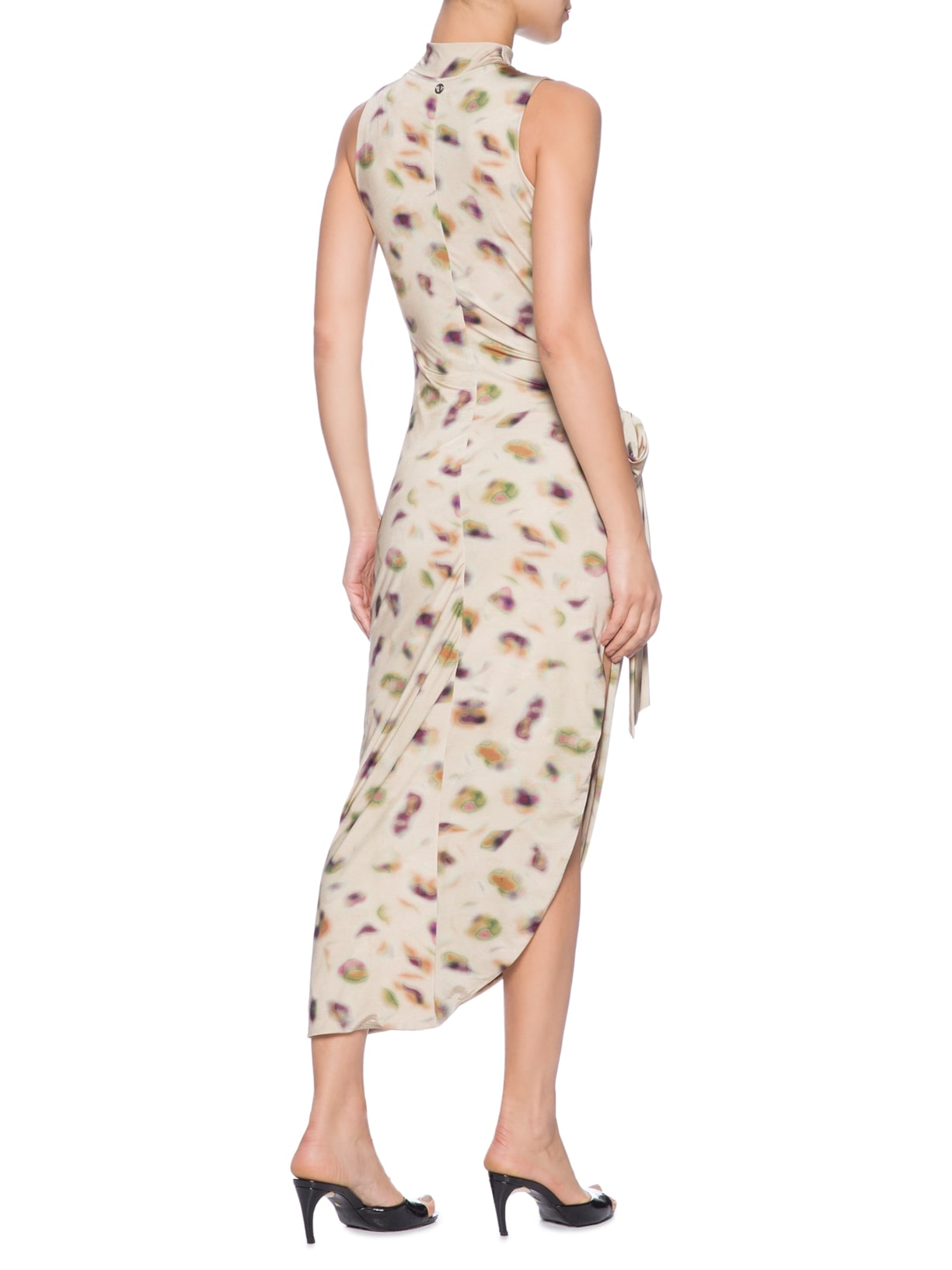 Vestido Jersey Estampa Digital Oasis Bege Animale Jeans