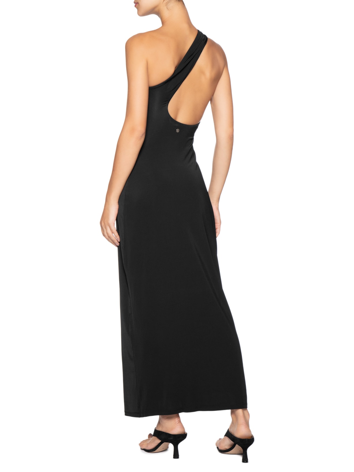 Vestido Jersey Um Ombro Só – Preto Animale Jeans