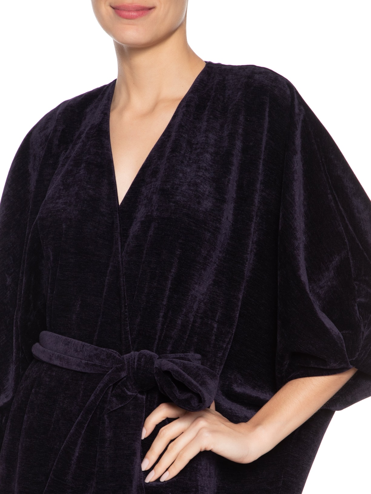 Vestido Jersey Velvet Cris Azul Nk