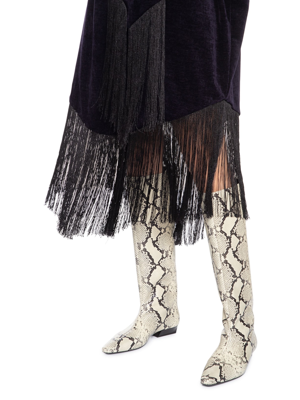 Vestido Jersey Velvet Cris Azul Nk