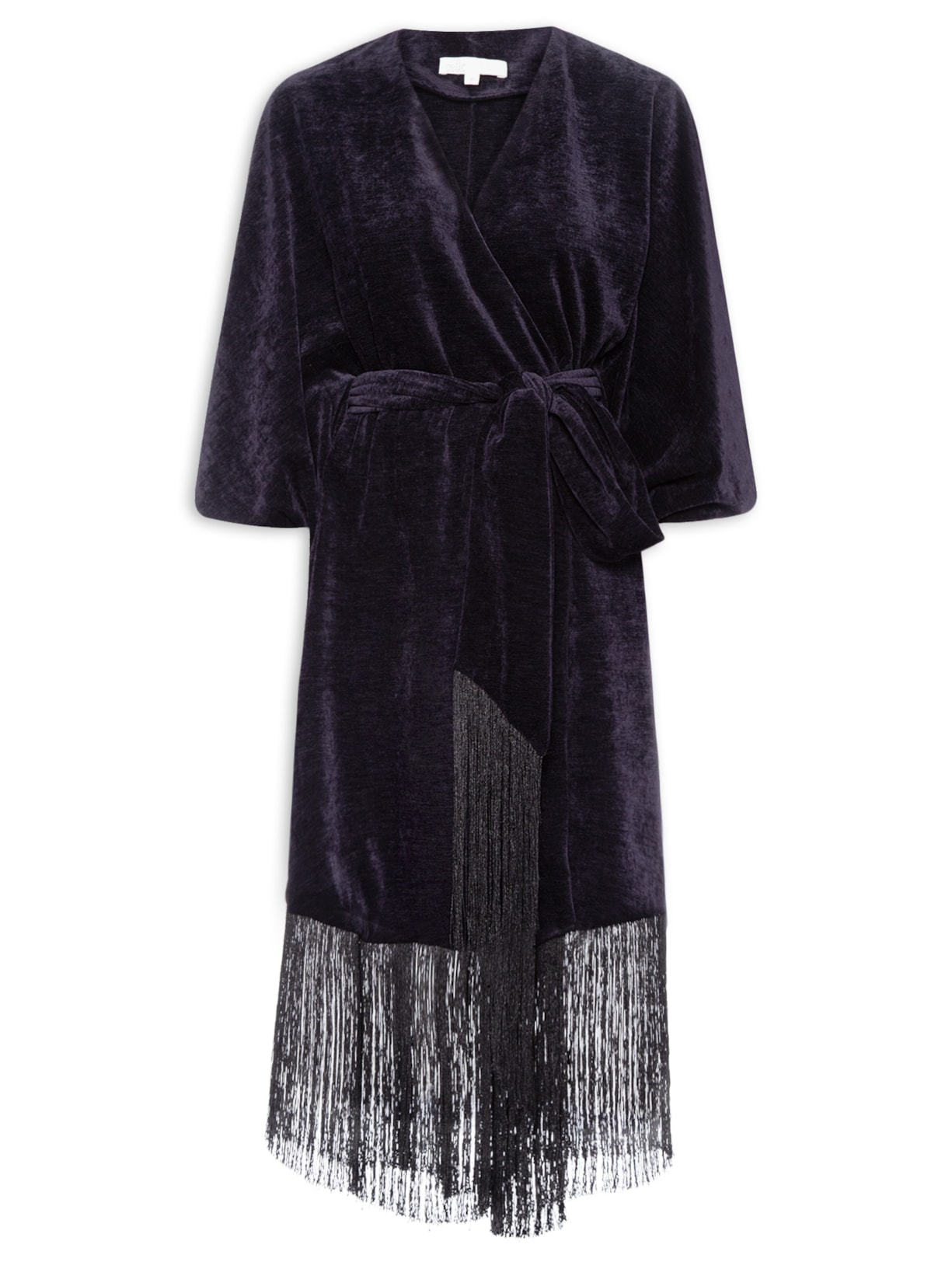 Vestido Jersey Velvet Cris - Azul