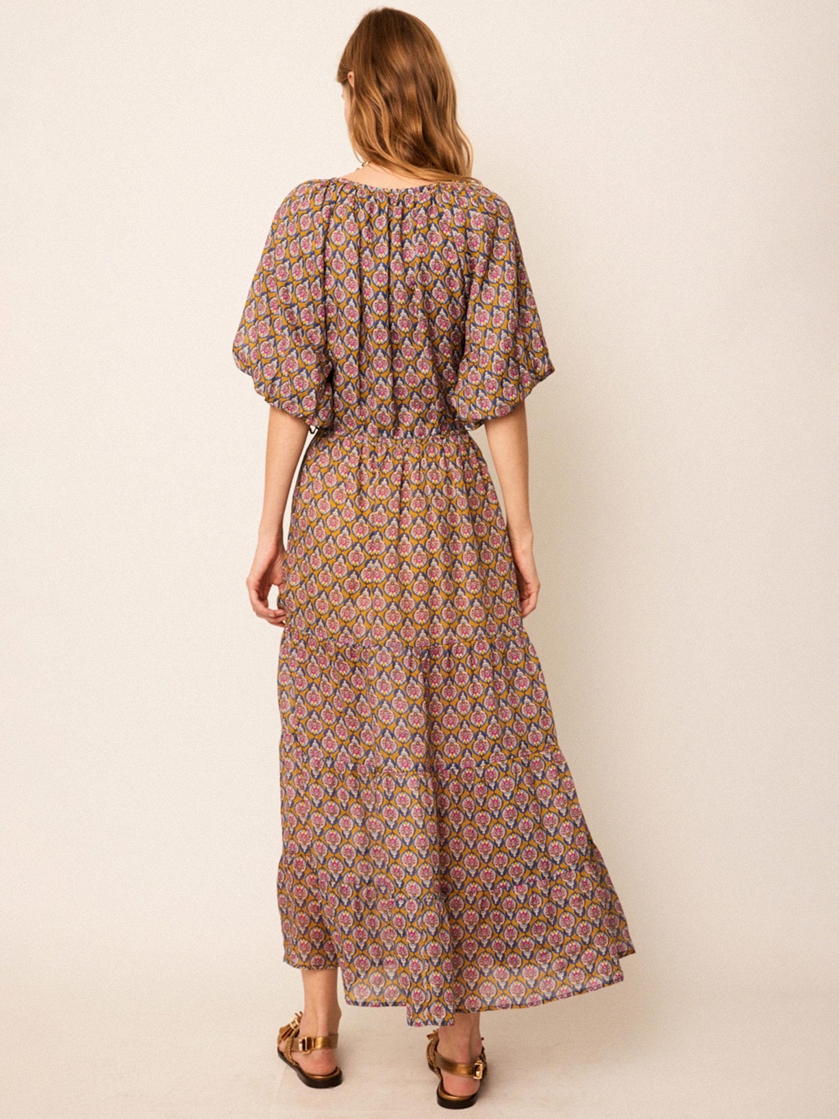 Vestido Jodhpur Azul Mixed