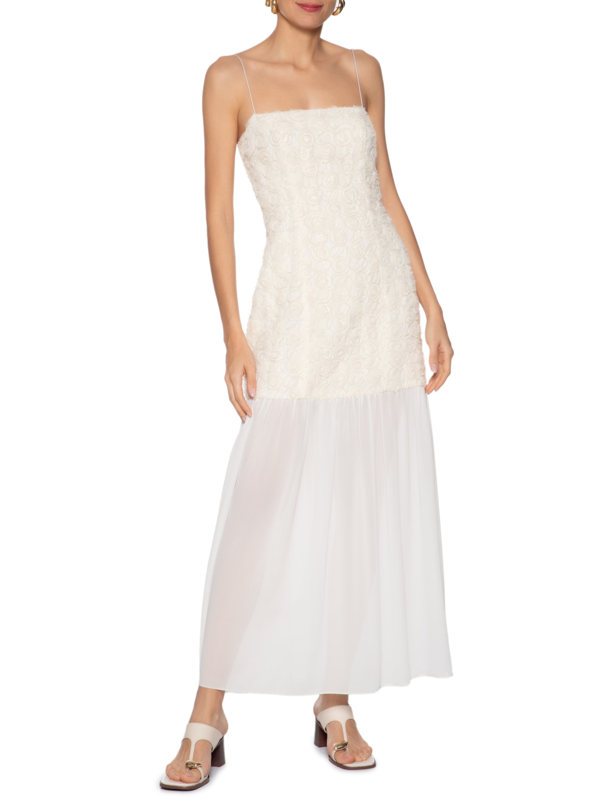 Vestido Jules Off White Carol Bassi