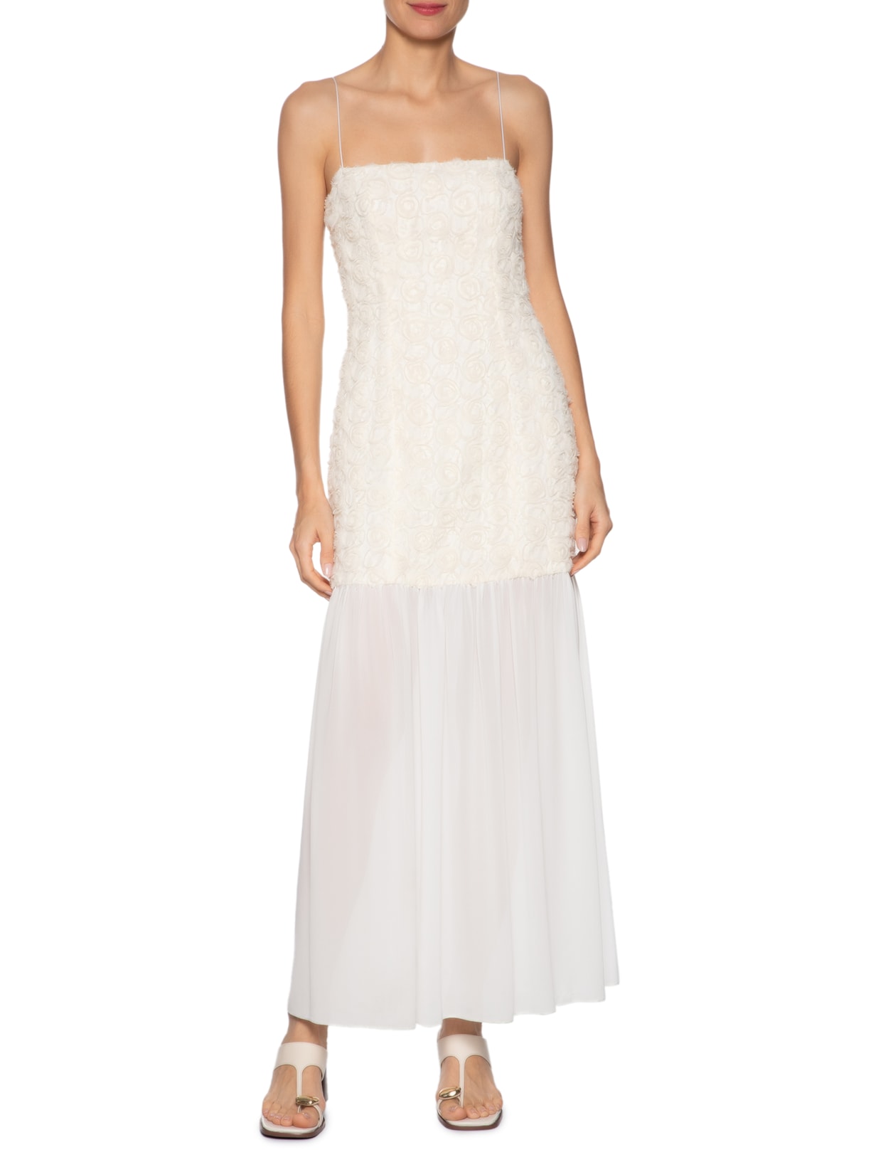 Vestido Jules Off White Carol Bassi