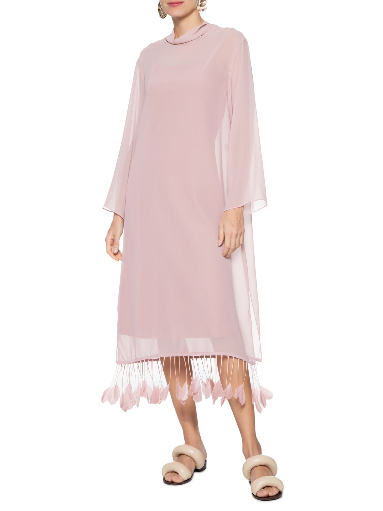 Vestido Jurema Rosa Marina Bitu