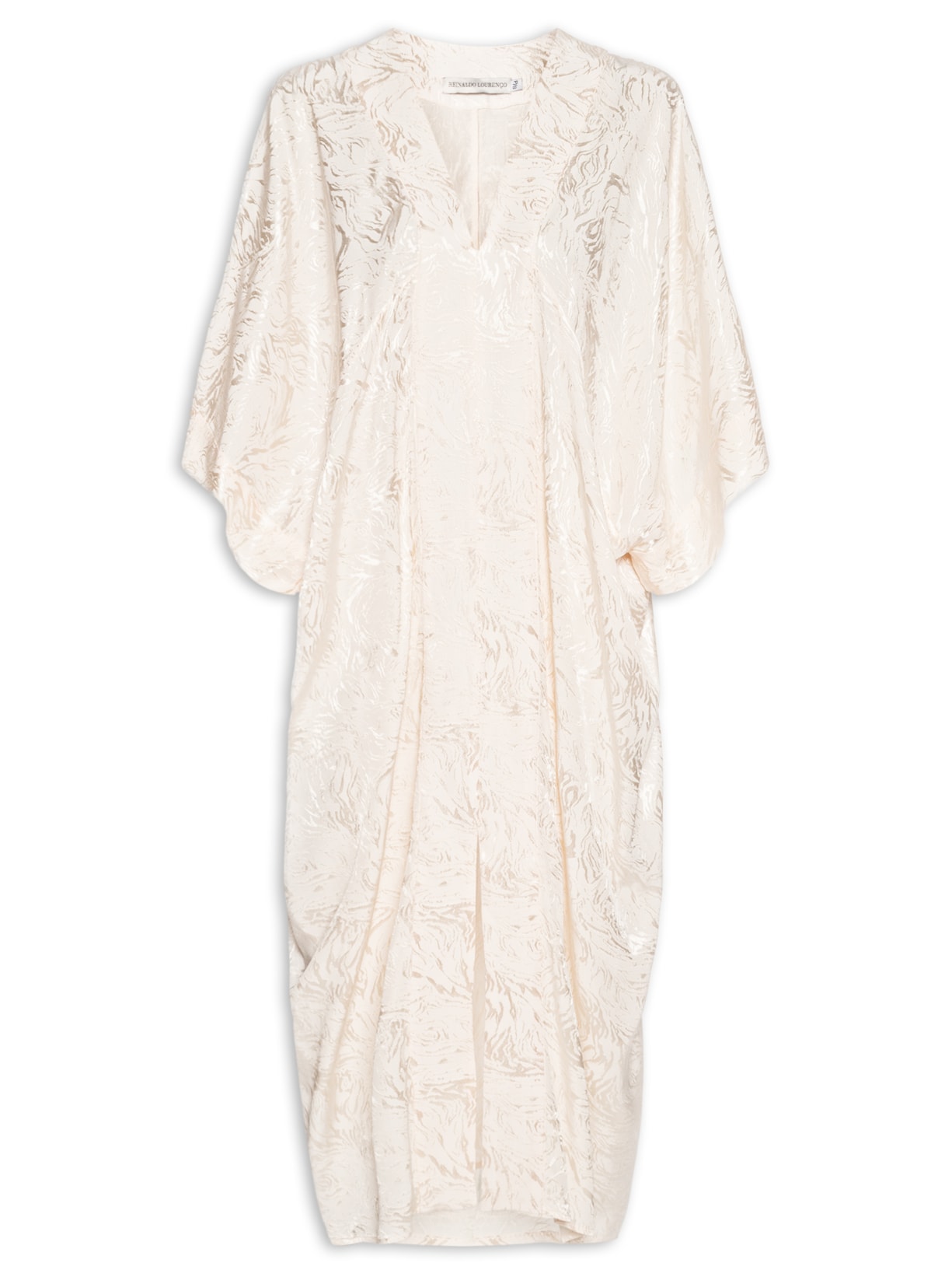 Vestido Kaftan Midi - Bege