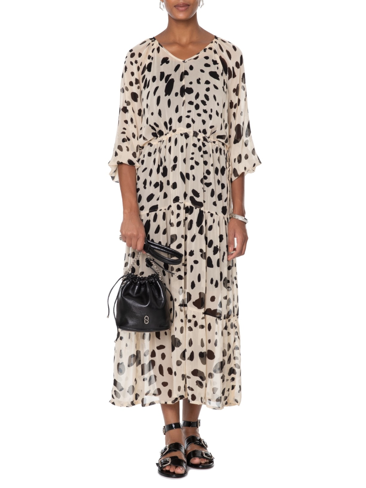 Vestido Kayla Longo Bege Le Lis