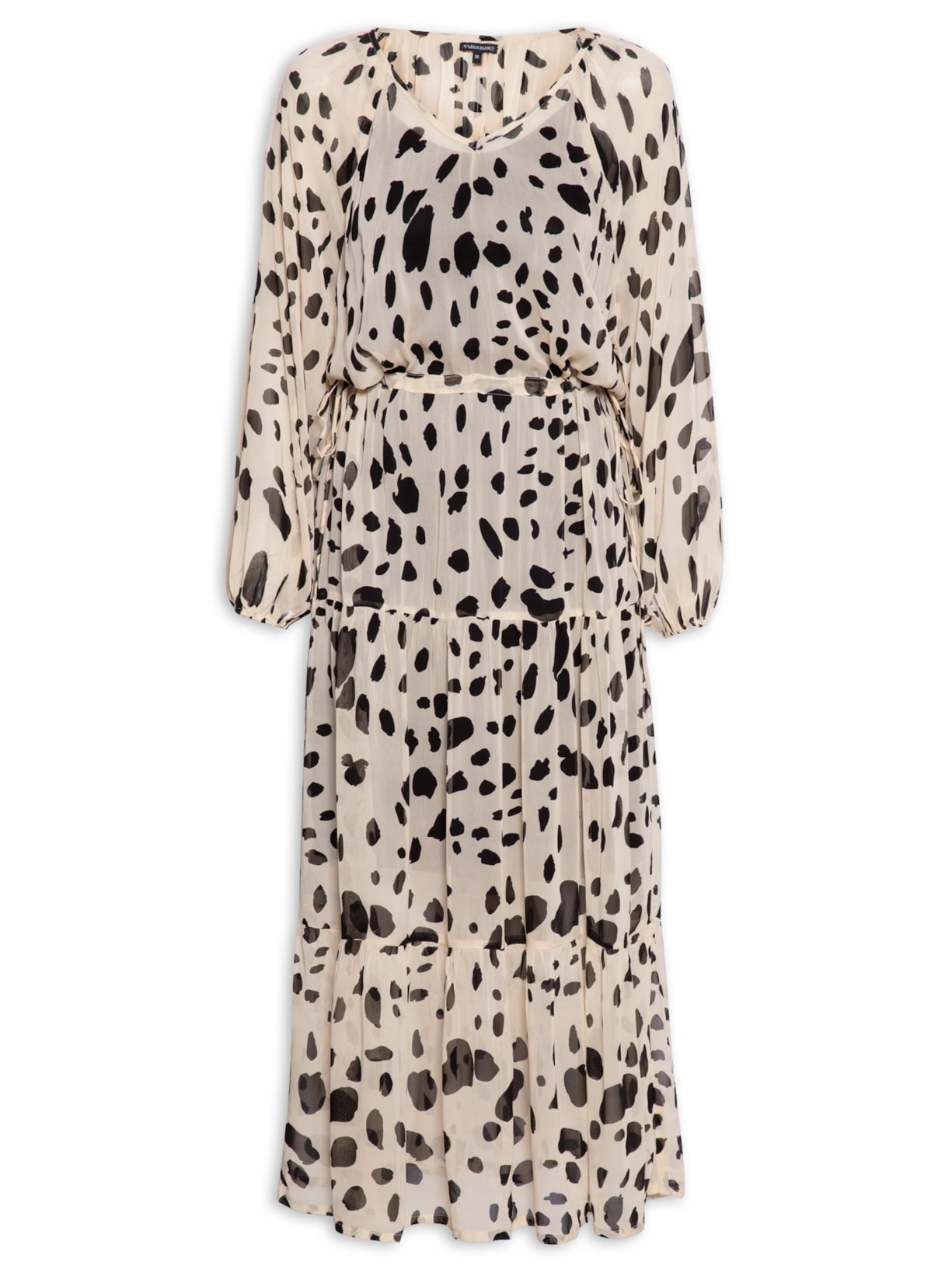 Vestido Kayla Longo - Bege