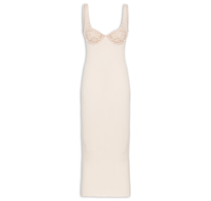 Vestido Knitwear 20 Dress Cream - Bege