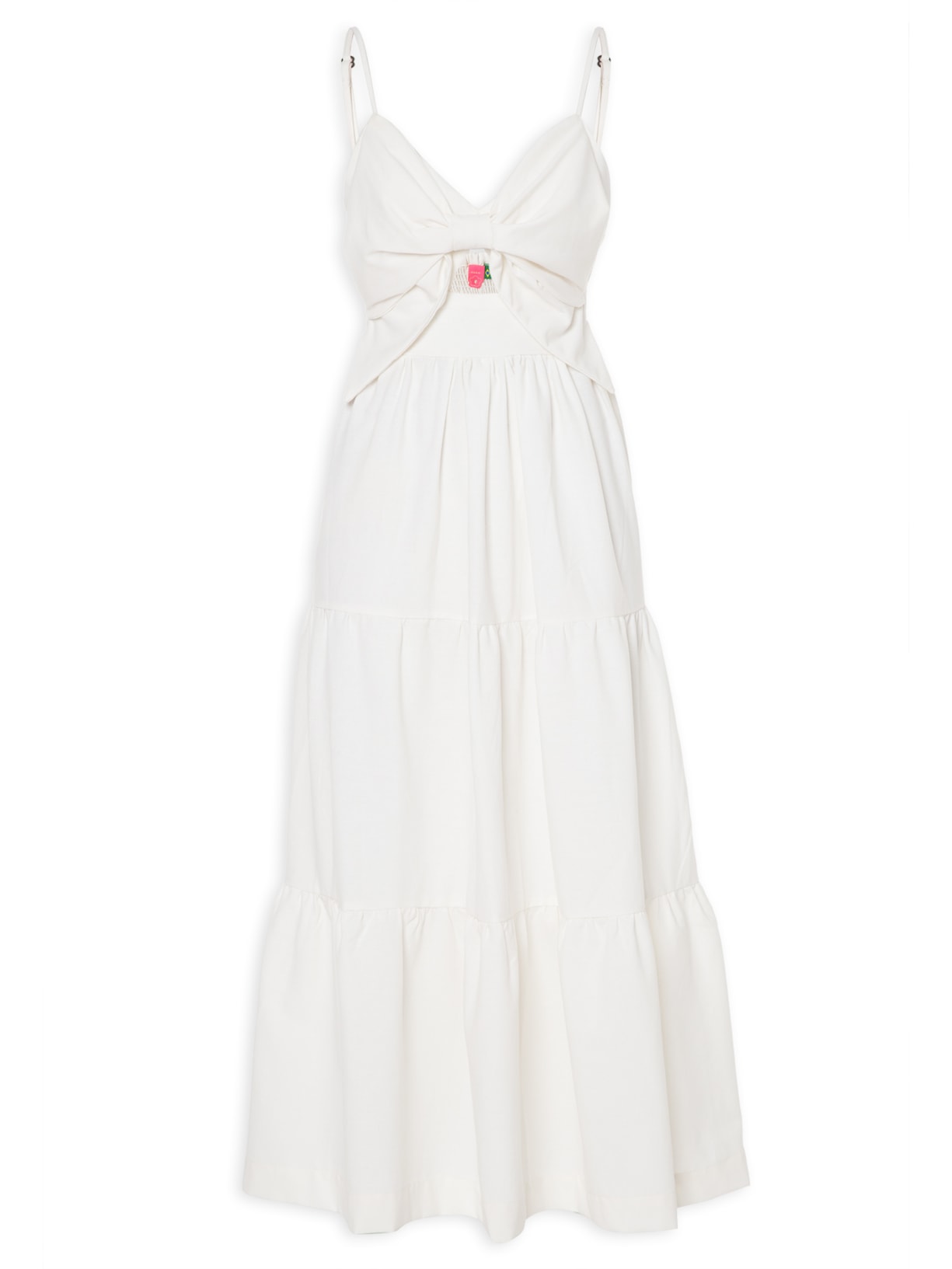 Vestido Laço Marias Cropped - Off White