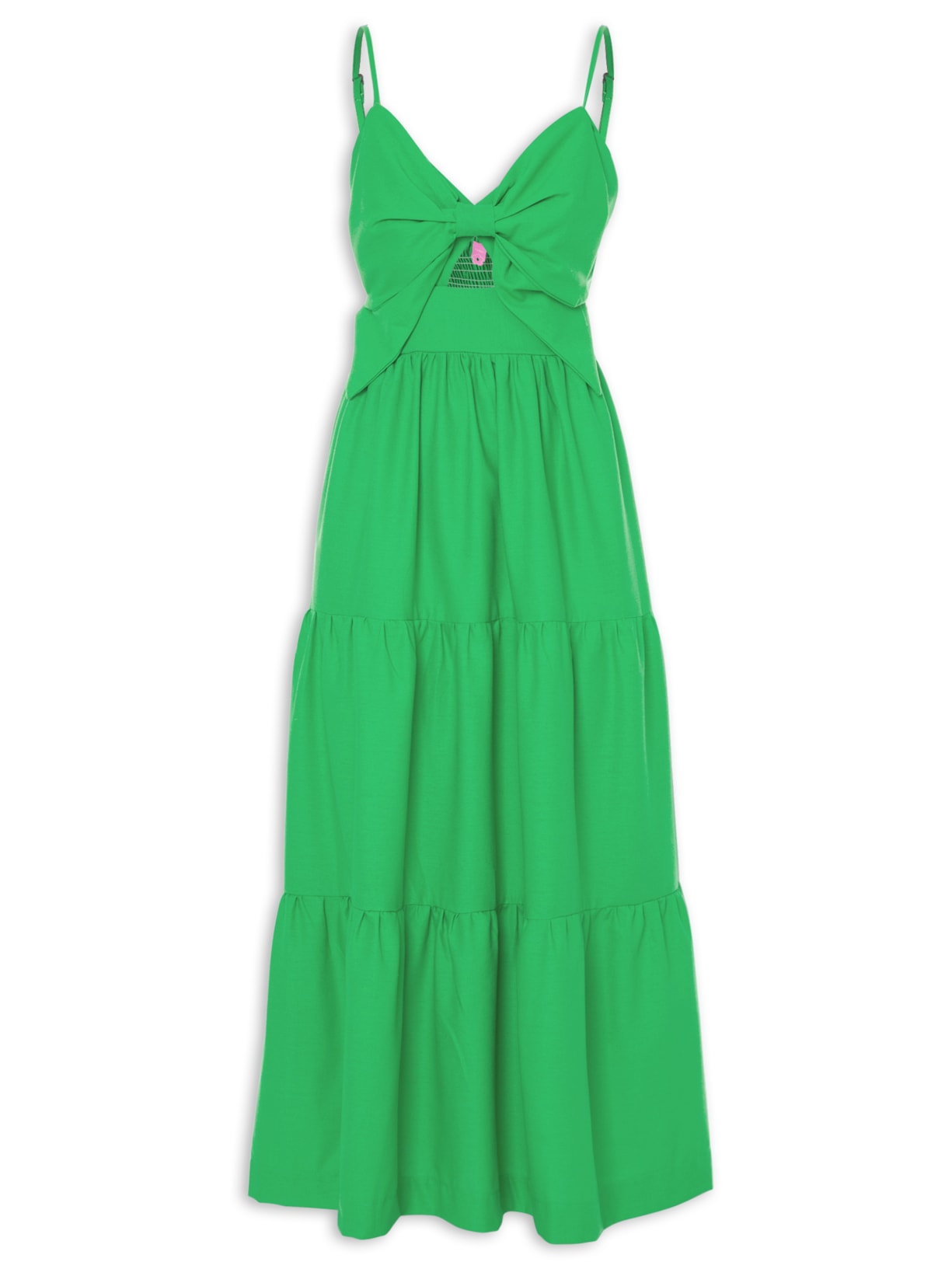 Vestido Laço Marias Cropped - Verde