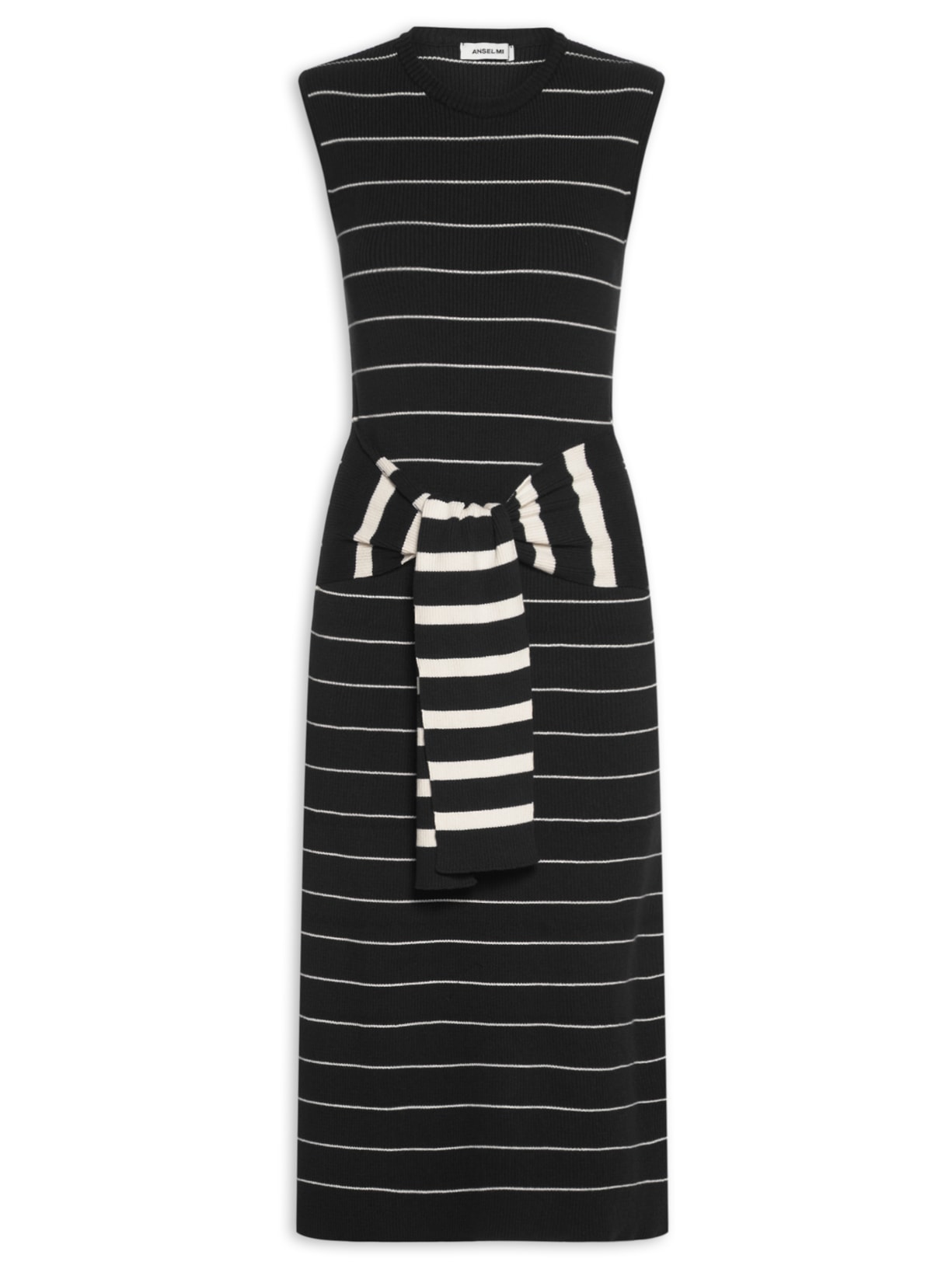 Vestido Laço Navy - Preto