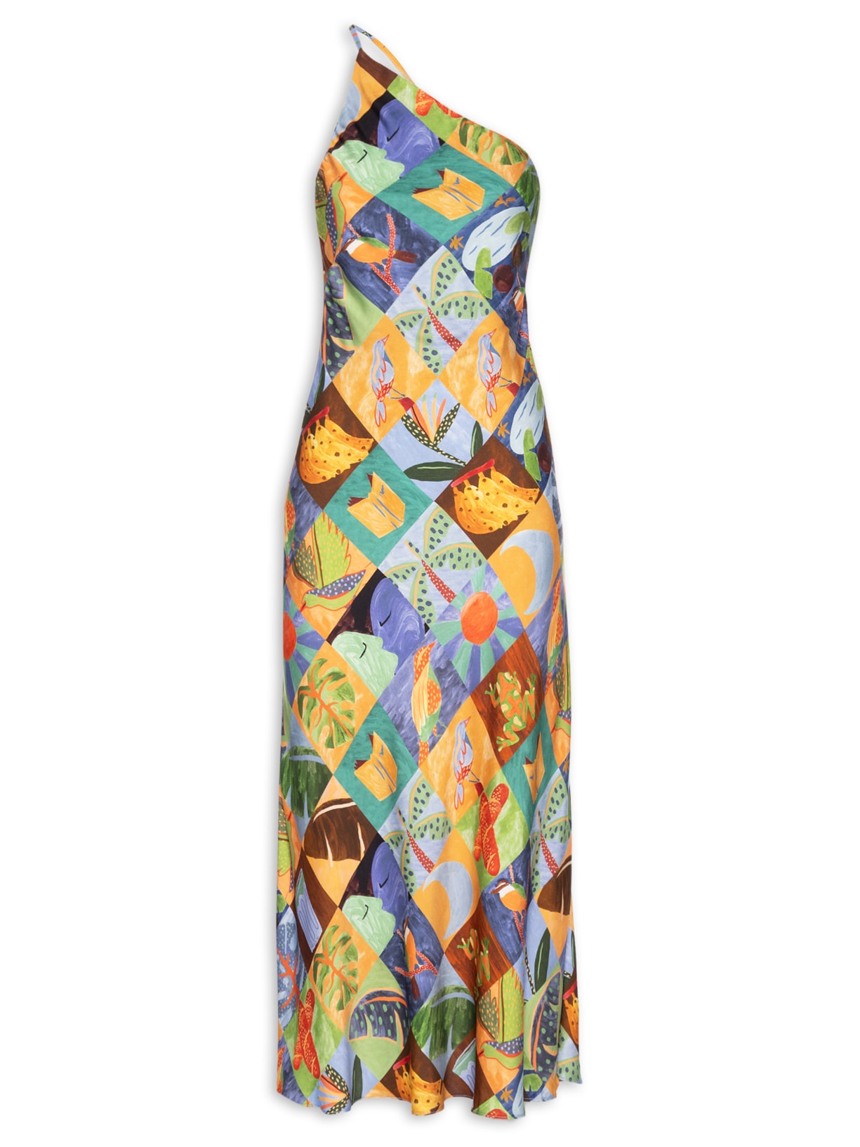 Vestido Lago Do Amor E - Marrom