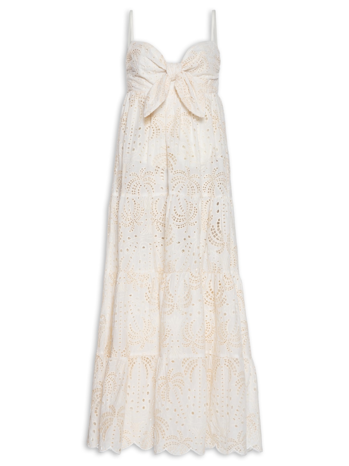 Vestido Laise Artesanal - Branco