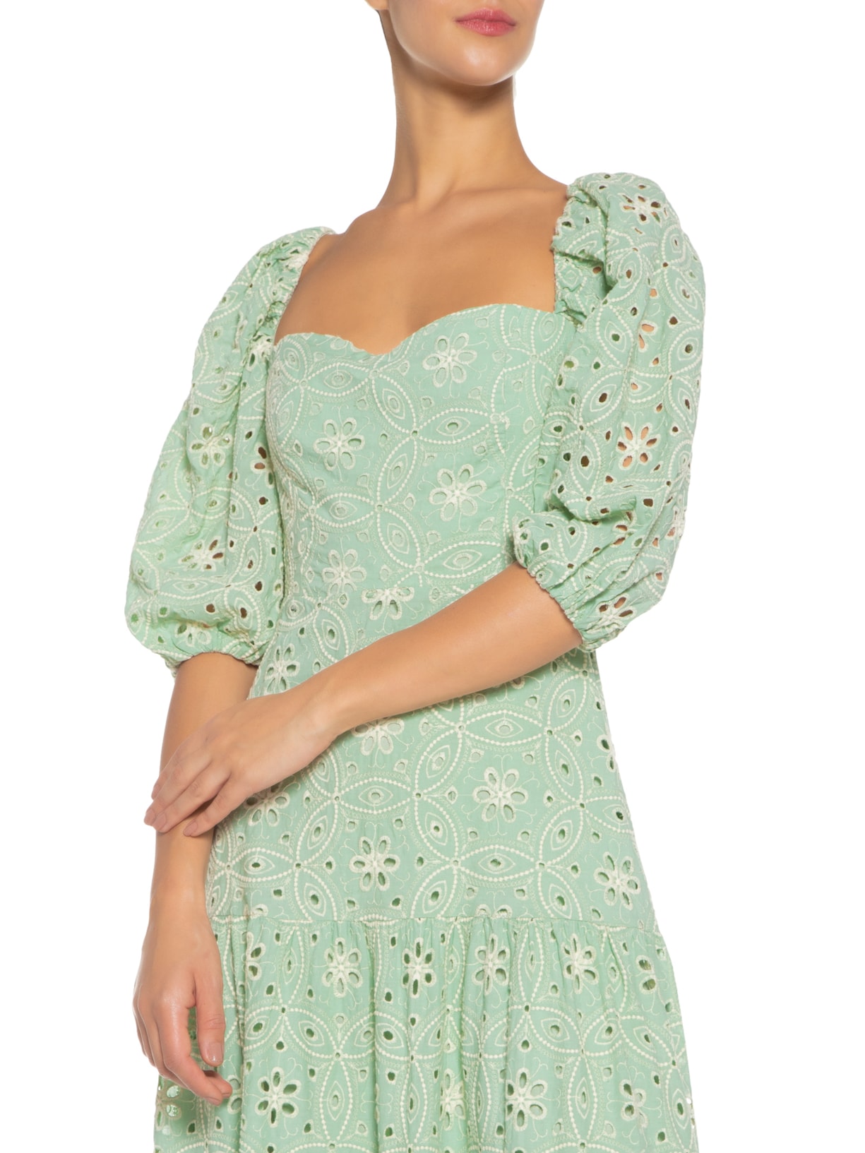 Vestido Laise Chloe Verde Oasis