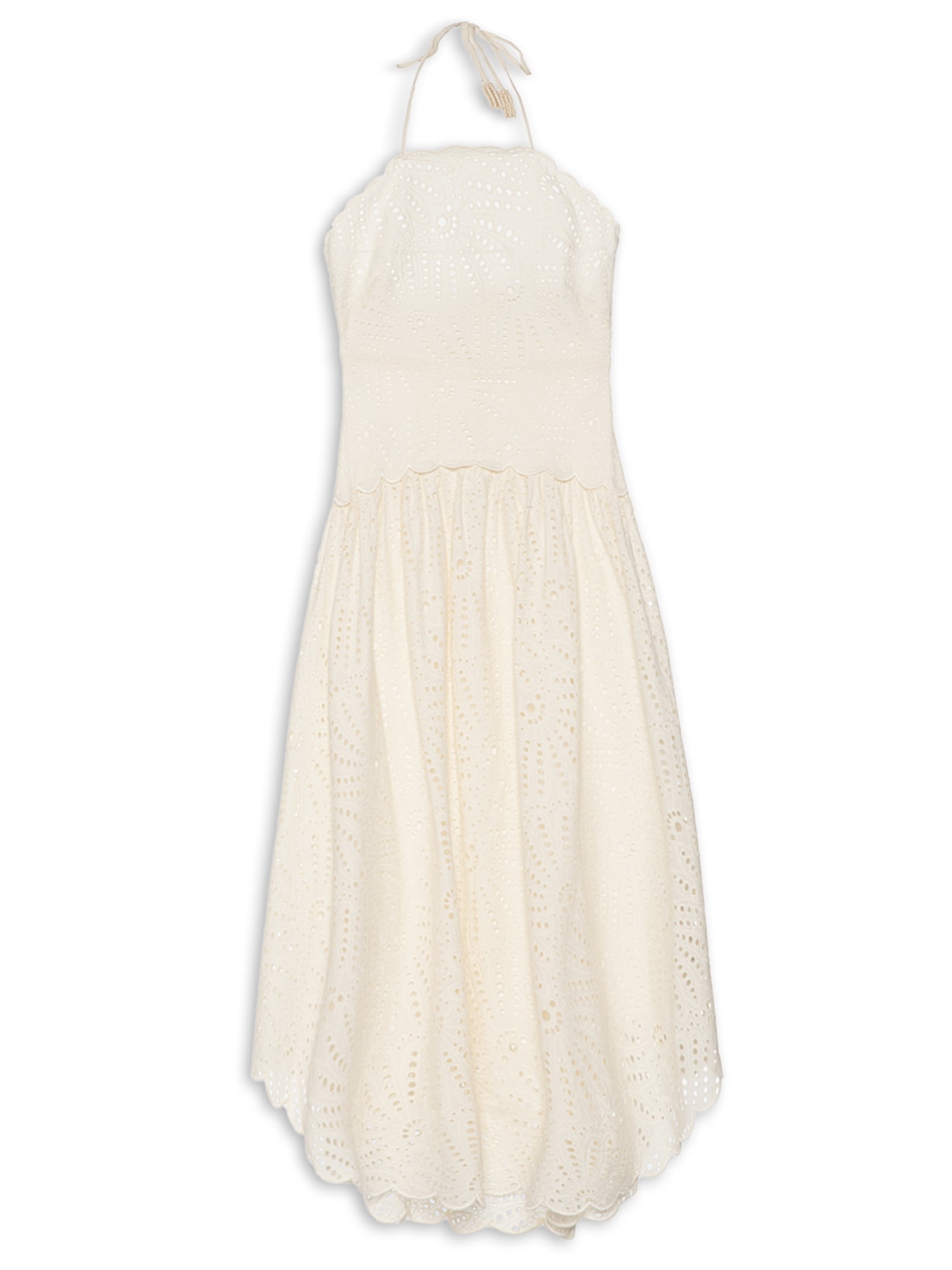 Vestido Laise Copacabana Off White Farm