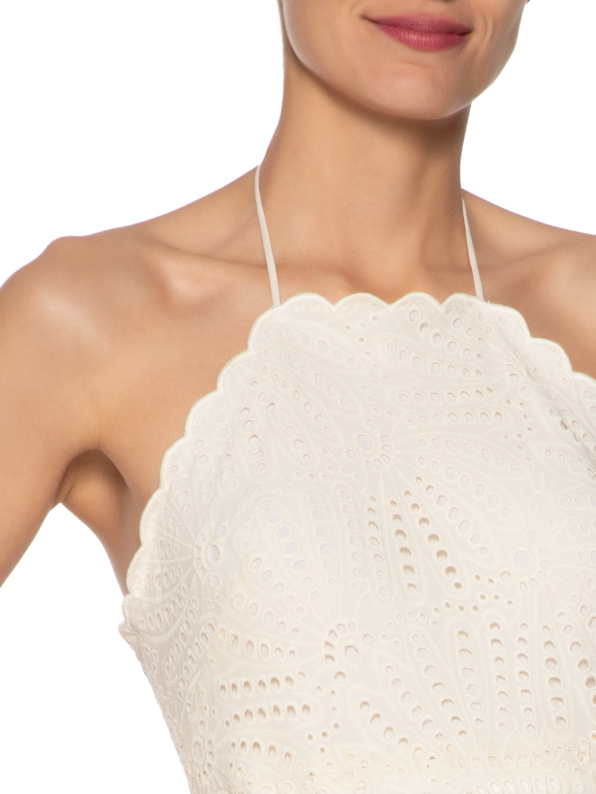Vestido Laise Copacabana Off White Farm
